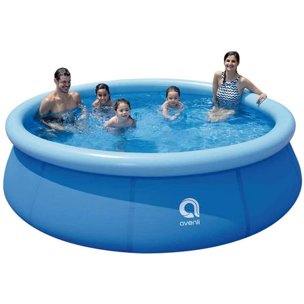 Inflatable Swimming Pool Family Kids Adults Outdoor Above Ground Garden Patio 